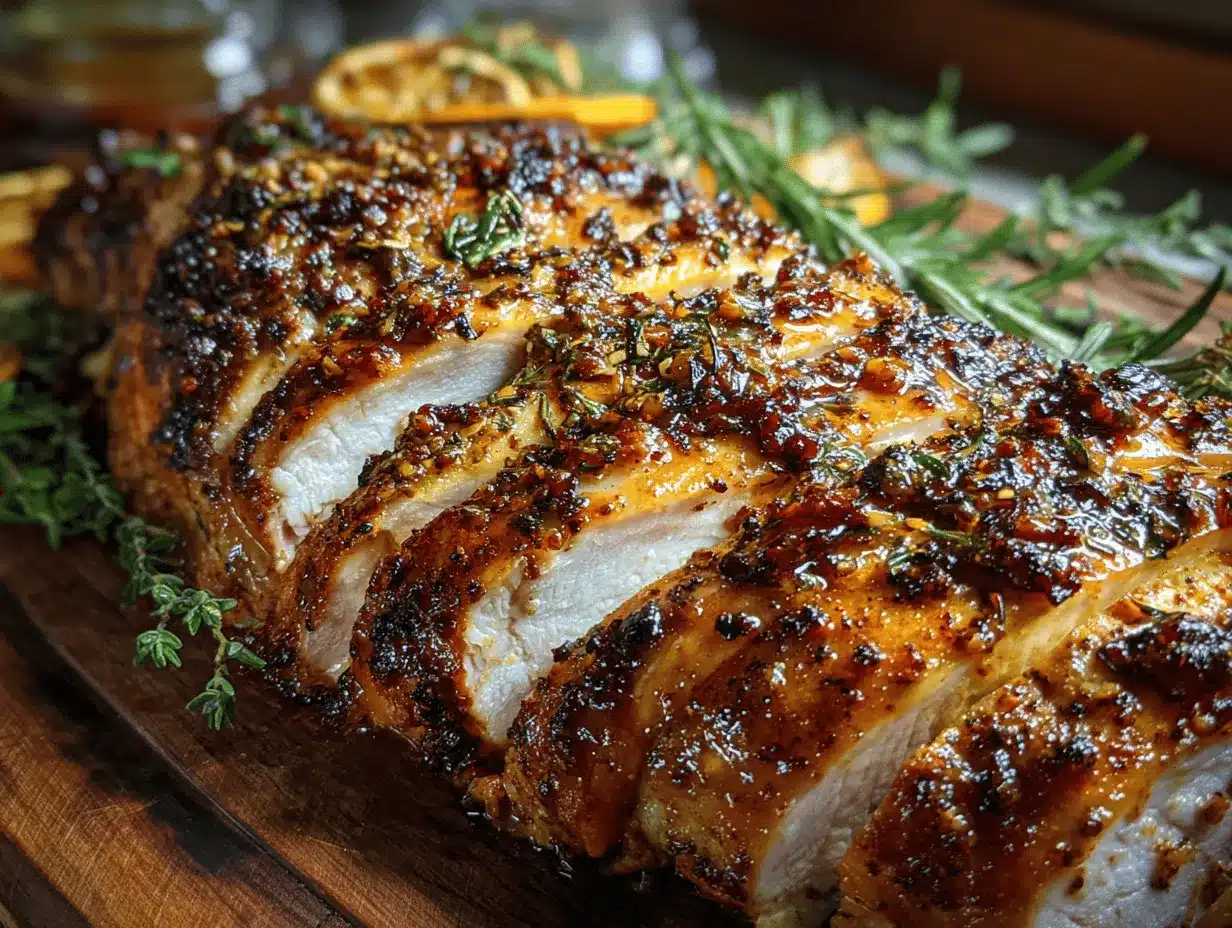Bobby Flay spiced turkey rub preparation steps