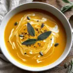 creamy butternut squash soup - featured image