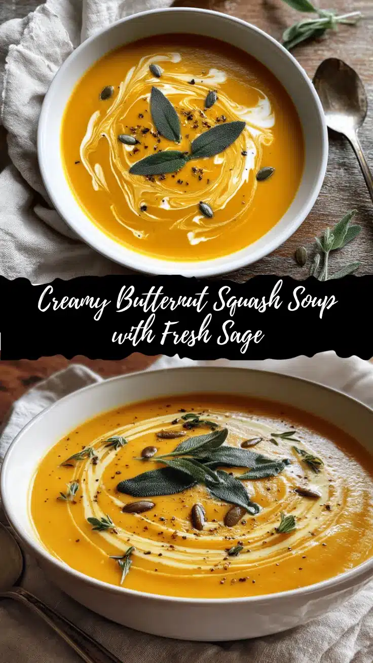 creamy butternut squash soup recipe