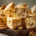 creamy maple walnut fudge - featured image